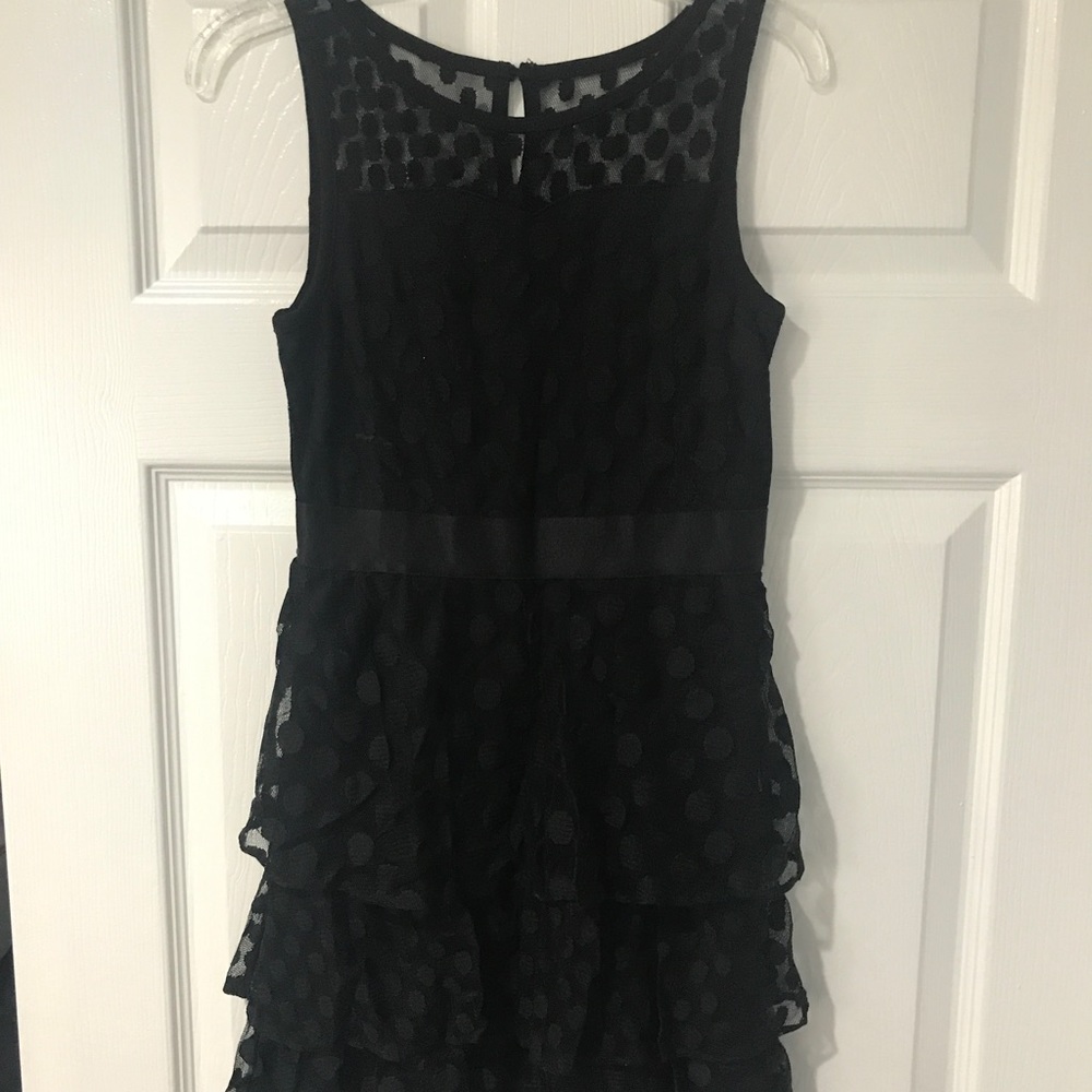 Black Sally miller tired dress sz 10-12